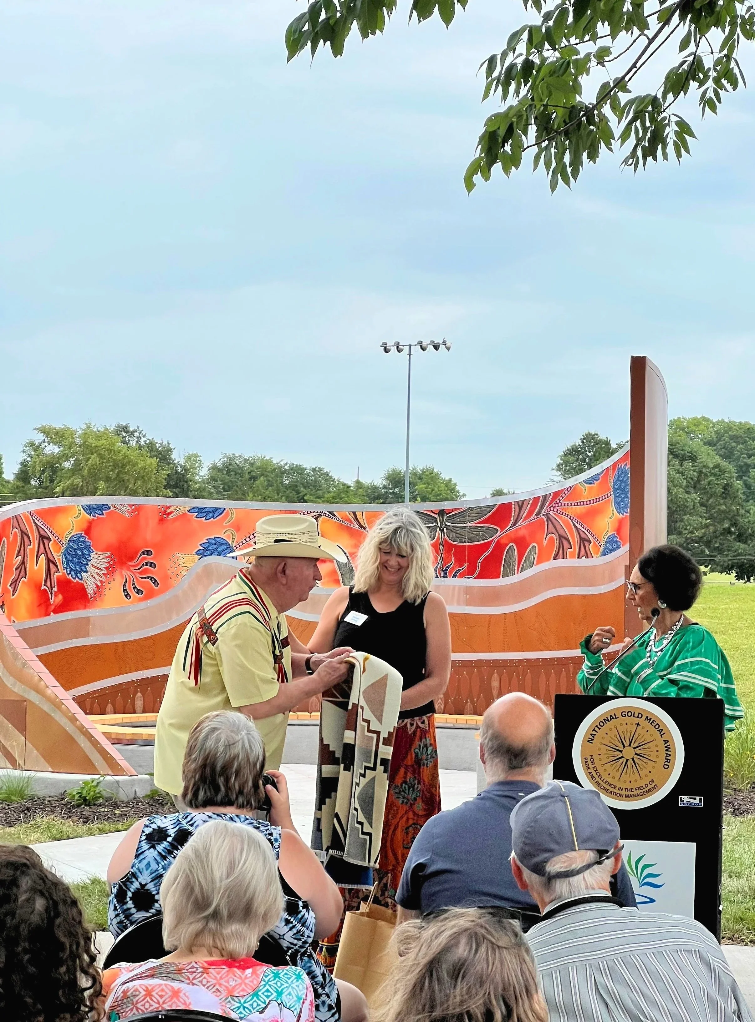 アートオブエンパワリングピープルArt of Empowering People Fire Keepers Circle is a Powerful Addition to JCPRD's Public Art